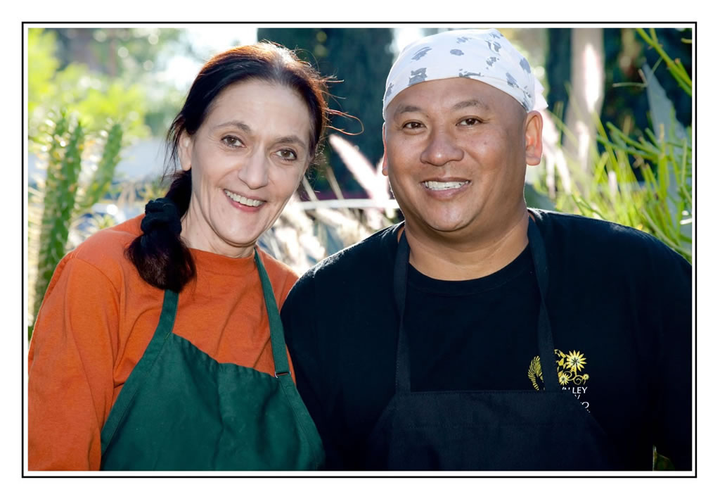 Michell Patean-Villa and Robin Villa create organic meals